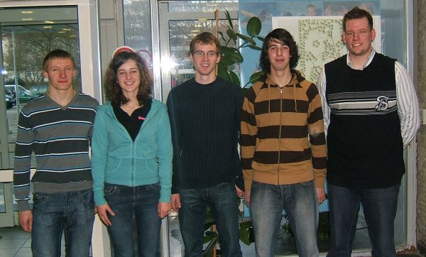 von links: Arthur, Kathy, Stephan, Lars, Stefan
